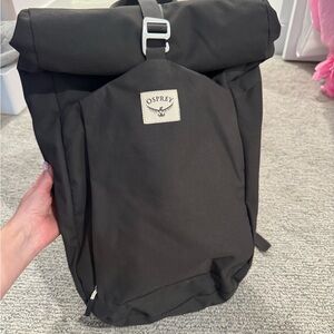 Osprey Charcoal Roll-Top Backpack